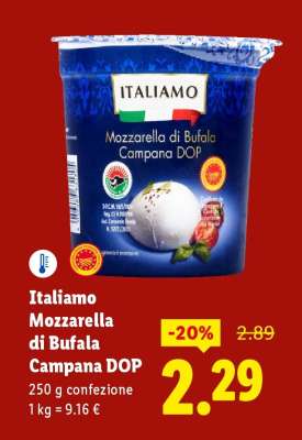 Italiamo Mozzarella di Bufala Campana DOP