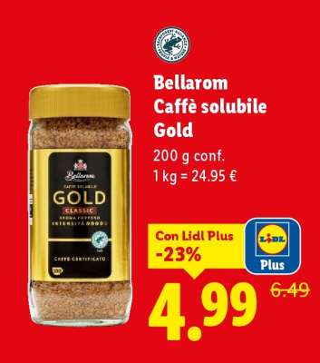 Bellarom Caffè solubile Gold