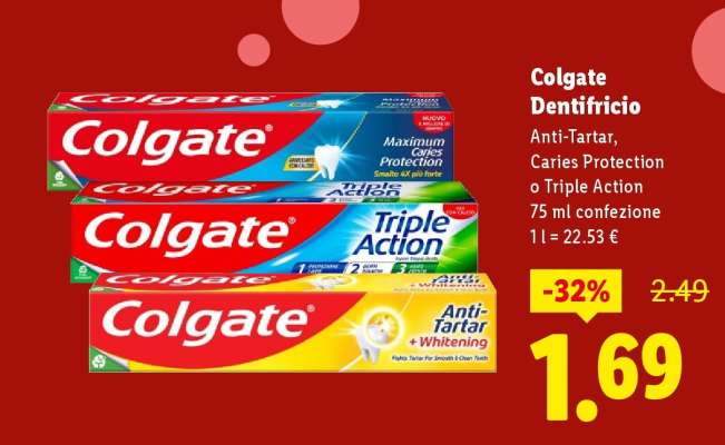 Colgate Dentifricio