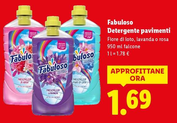 Fabuloso Detergente Pavimenti