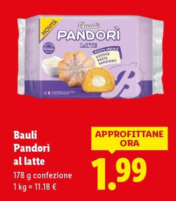 Bauli Pandorì al latte