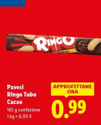 Pavesi Ringo Tubo Cacao