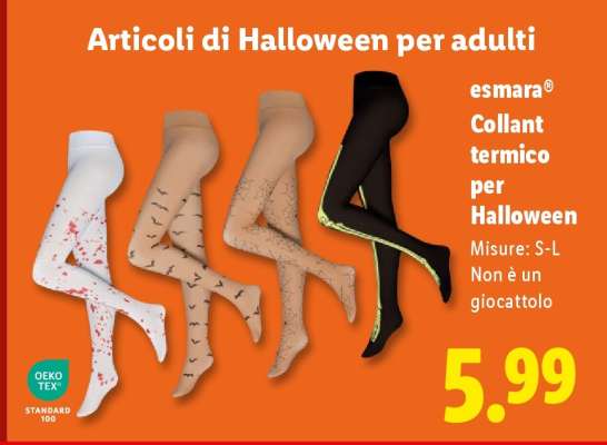 esmara® Collant termico per Halloween