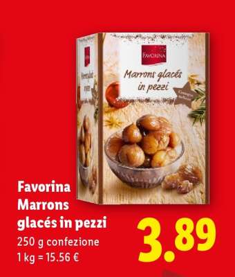 Favorina Marrons glacés in pezzi