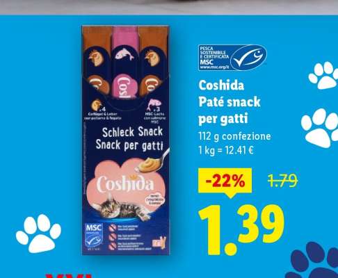 Coshida Patè snack per gatti