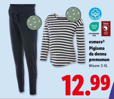 esmara® Pigiama da donna premaman