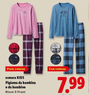 esmara KIDS Pigiama da bambina o da bambino