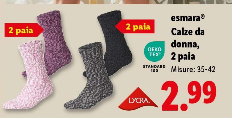 esmara® Calze da donna, 2 paia