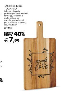 TAGLIERE KIKO TOGNANA