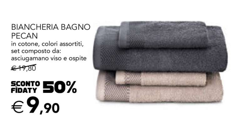 BIANCHERIA BAGNO PECAN