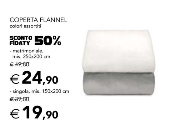 COPERTA FLANNEL
