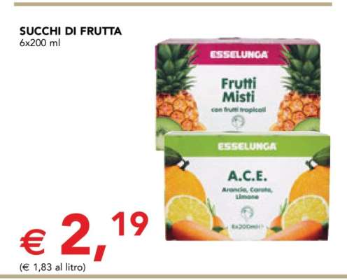 Succhi di frutta