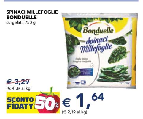 Spinaci Millefoglie Bonduelle
