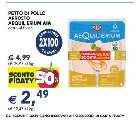Petto di Pollo Arrosto Aequilibrium AIA