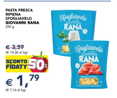 Pasta Fresca Ripiena Sfogliavelo Giovanni Rana