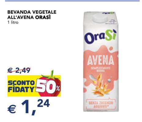 BEVANDA VEGETALE ALL'AVENA ORASÌ