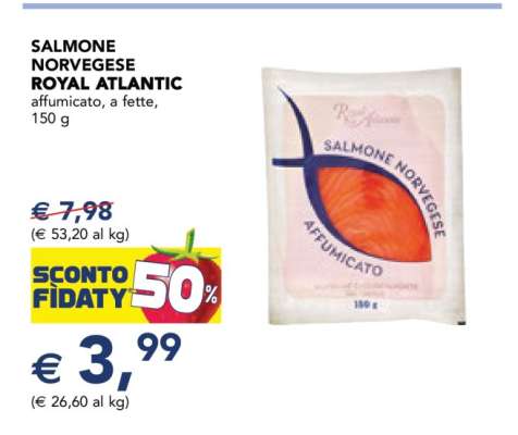 Salmone Norvegese Royal Atlantic