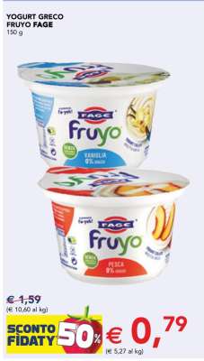 Yogurt Greco Fruyo Fage