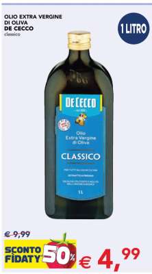 Olio Extra Vergine di Oliva De Cecco