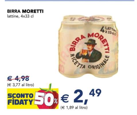 BIRRA MORETTI