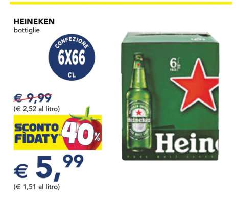 HEINEKEN bottiglie