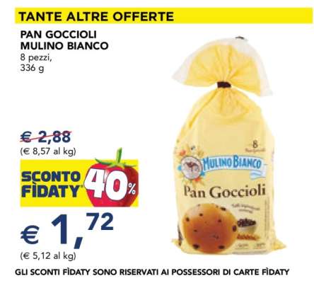 Pan Goccioli Mulino Bianco