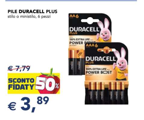 PILE DURACELL PLUS