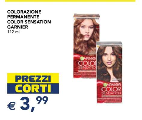 COLORAZIONE PERMANENTE COLOR SENSATION GARNIER