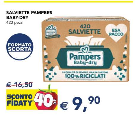 Salviette Pampers Baby-Dry