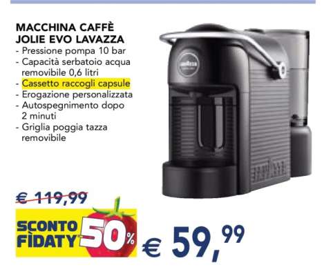 Macchina Caffè Jolie Evo Lavazza