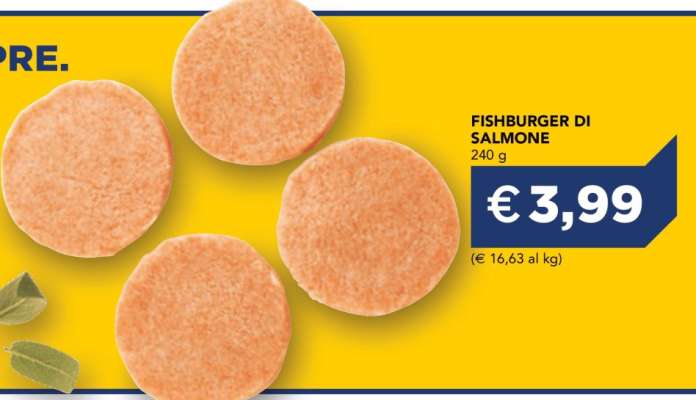 Fishburger di Salmone