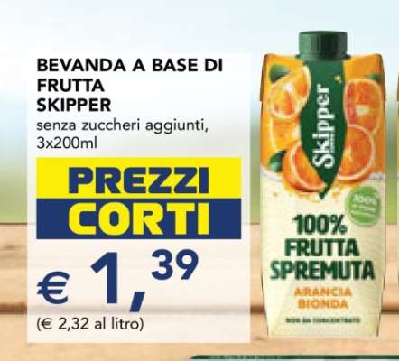 Bevanda a base di frutta Skipper