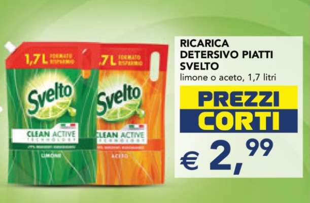Ricarica Detersivo Piatti Svelto