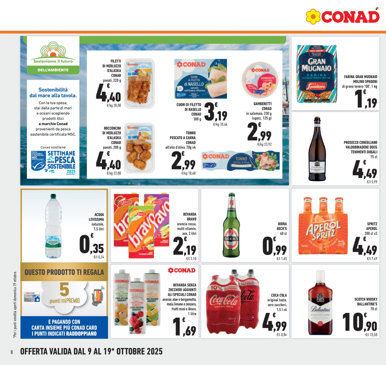 Volantino Conad - 9/10/2025 - 19/10/2025. Pagina 8