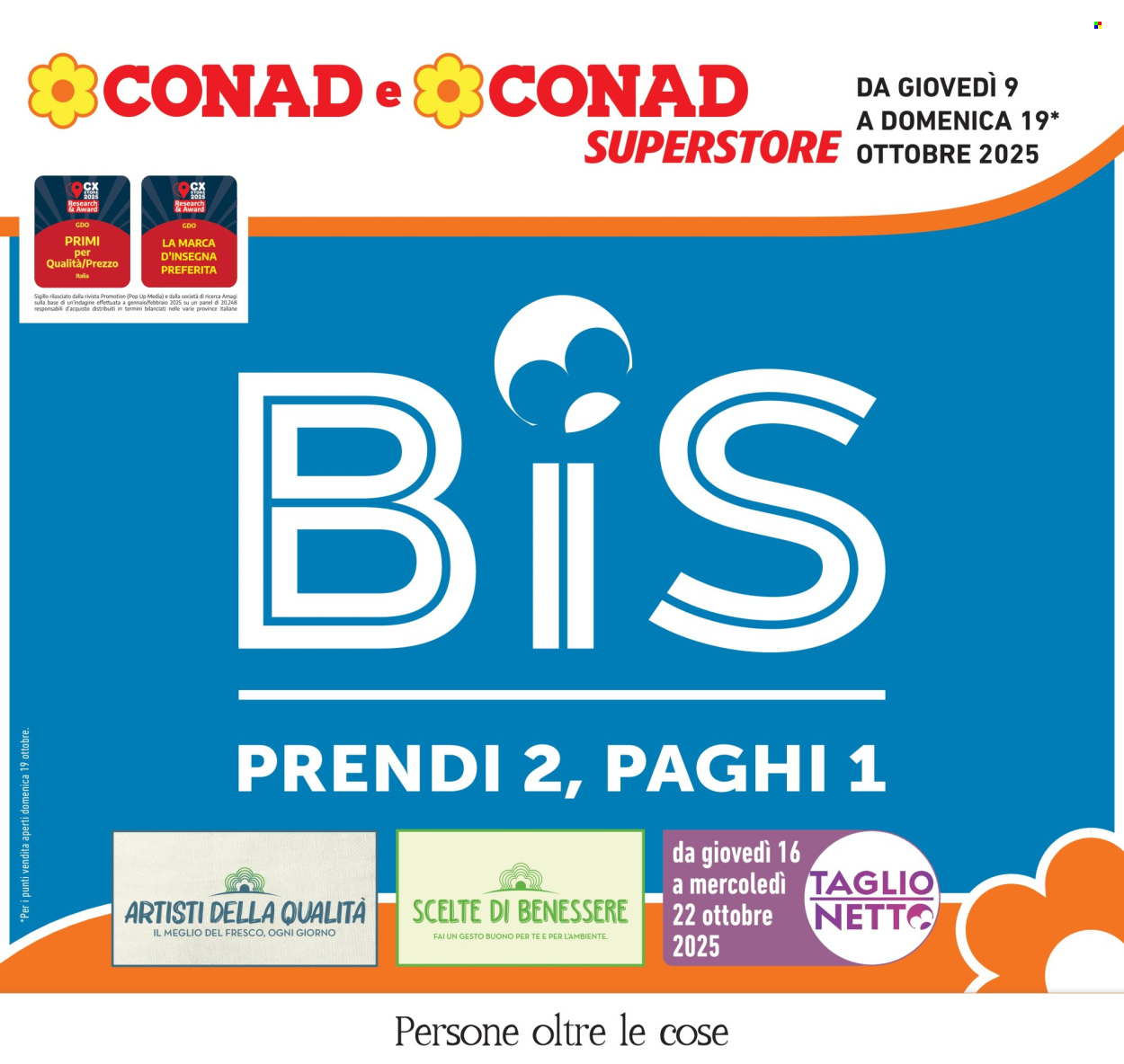 Volantino Conad Superstore - 9/10/2025 - 19/10/2025. Pagina 1
