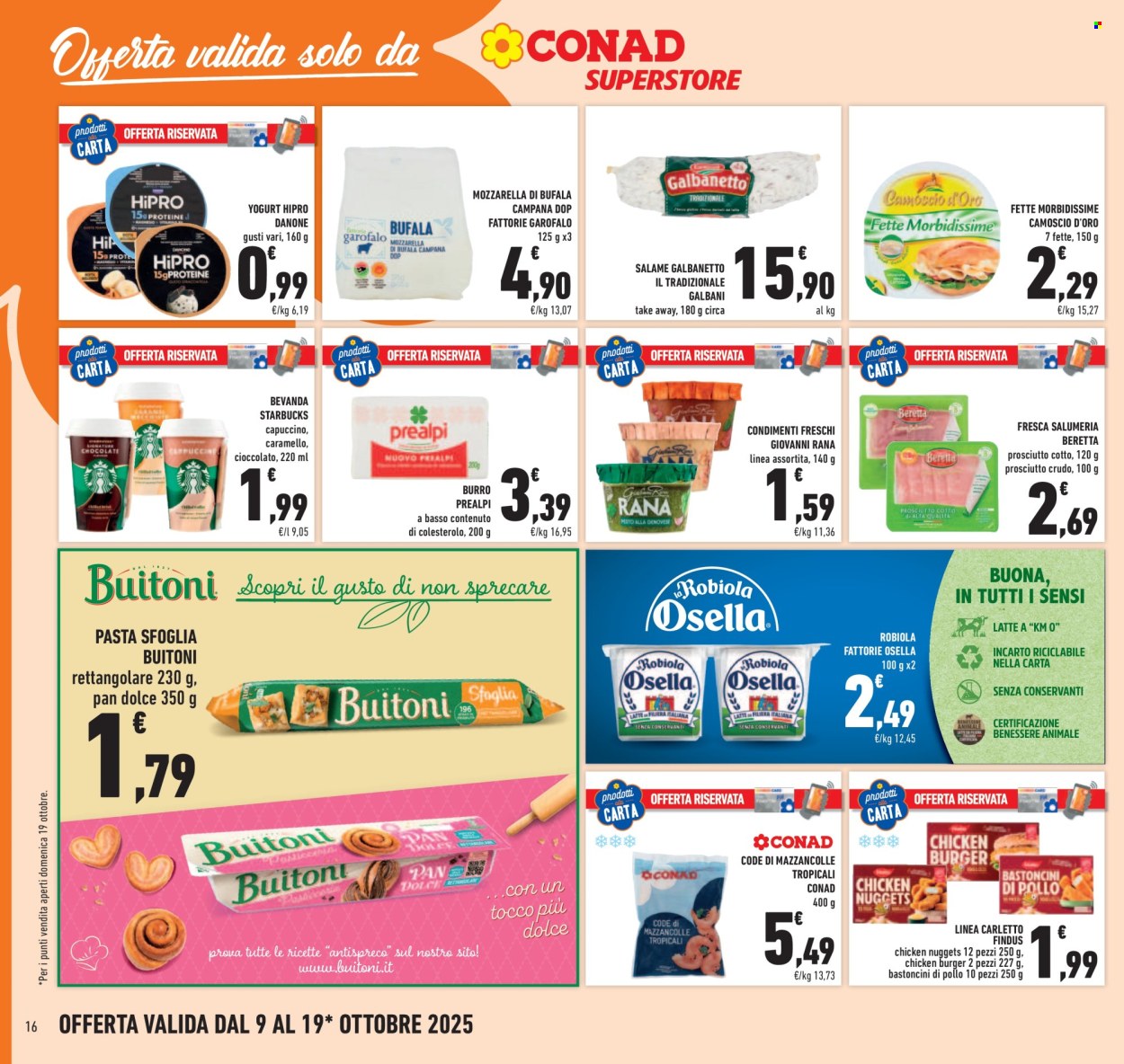 Volantino Conad Superstore - 9/10/2025 - 19/10/2025. Pagina 16