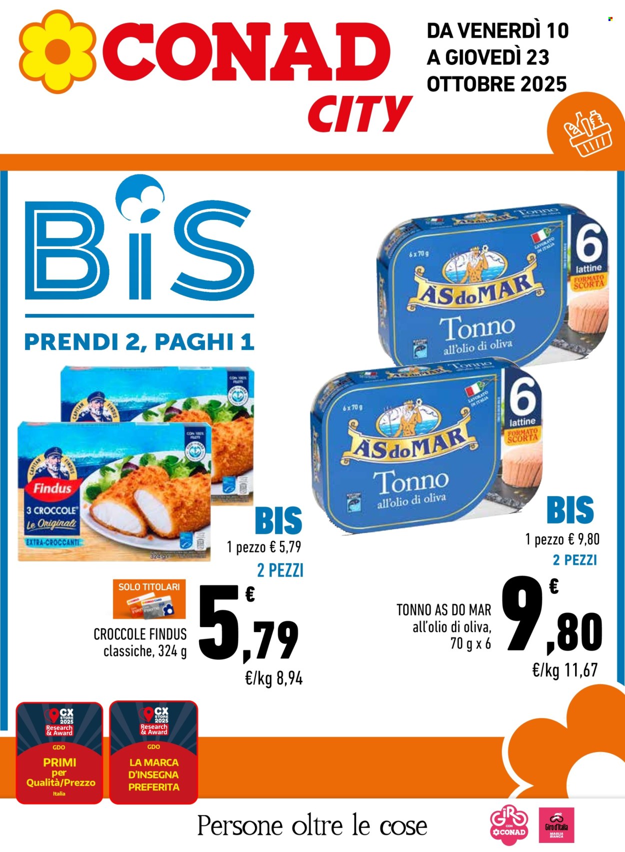 Volantino Conad City - 10/10/2025 - 23/10/2025. Pagina 1