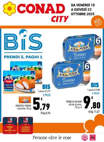 Volantino Conad City - 10/10/2025 - 23/10/2025.