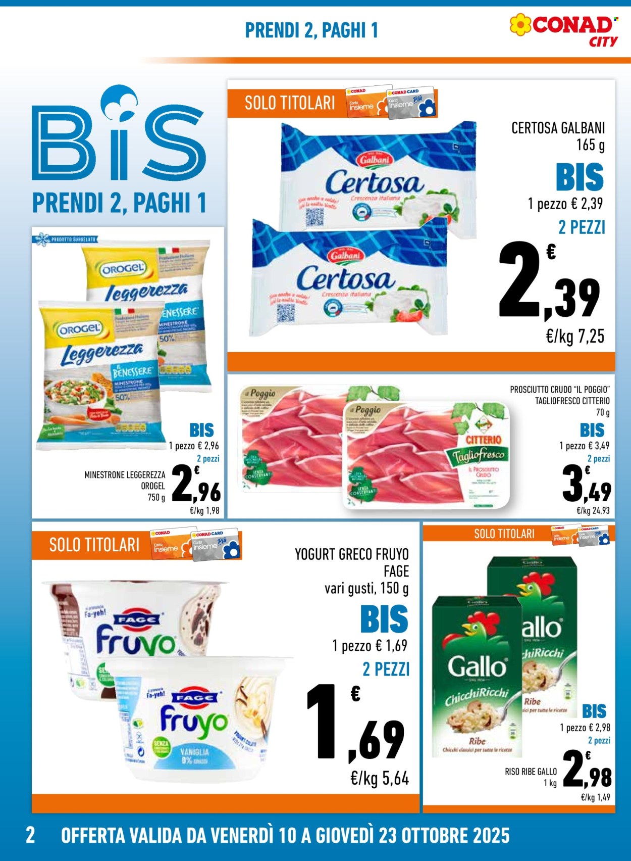 Volantino Conad City - 10/10/2025 - 23/10/2025. Pagina 2