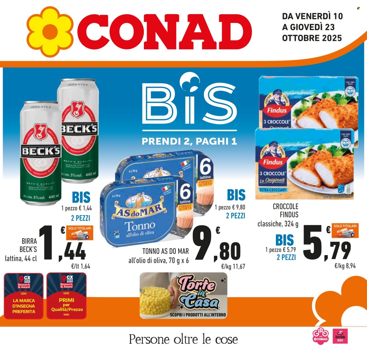 Volantino Conad - 10/10/2025 - 23/10/2025. Pagina 1