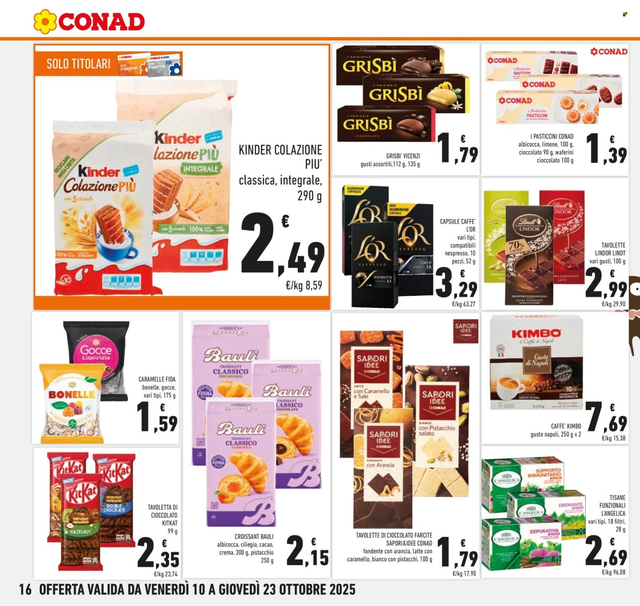 Volantino Conad - 10/10/2025 - 23/10/2025. Pagina 16