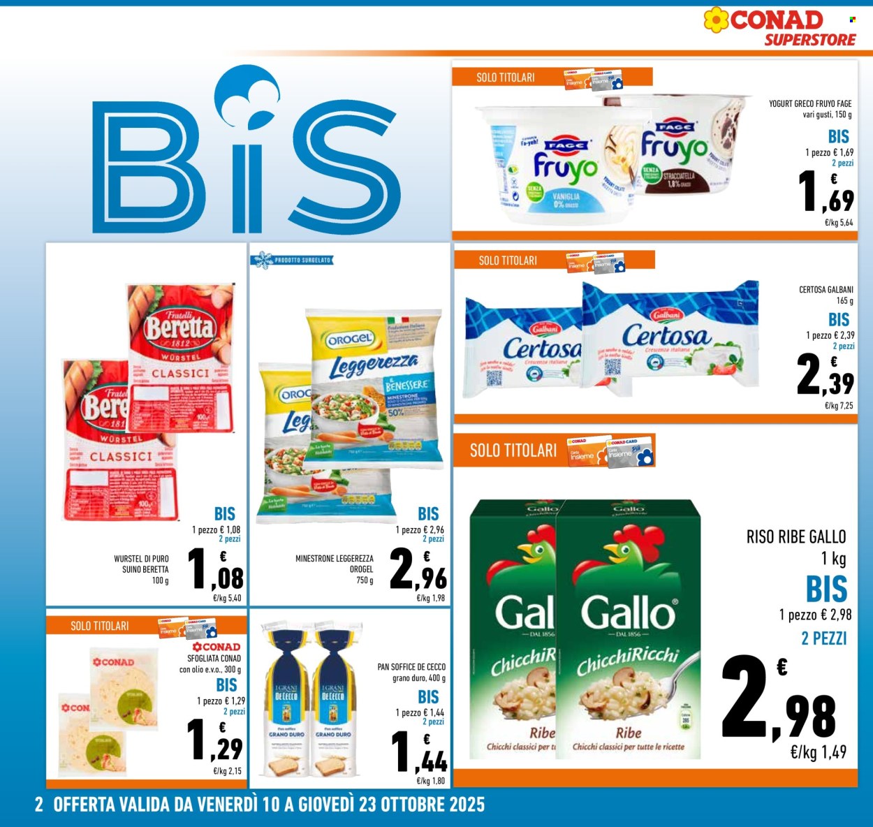 Volantino Conad Superstore - 10/10/2025 - 23/10/2025. Pagina 2