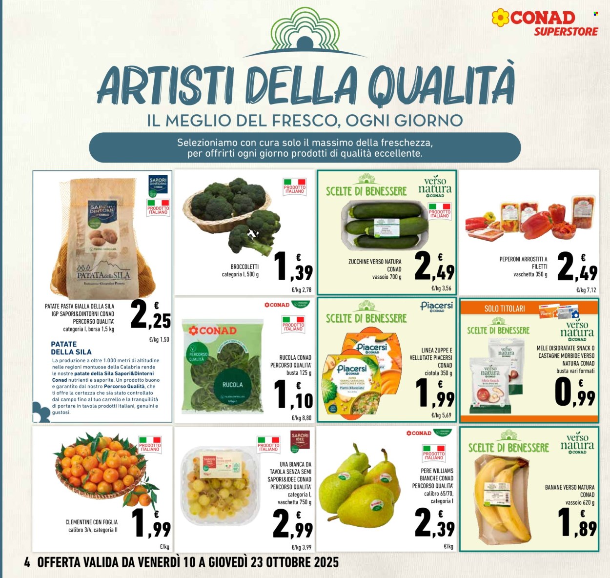 Volantino Conad Superstore - 10/10/2025 - 23/10/2025. Pagina 4
