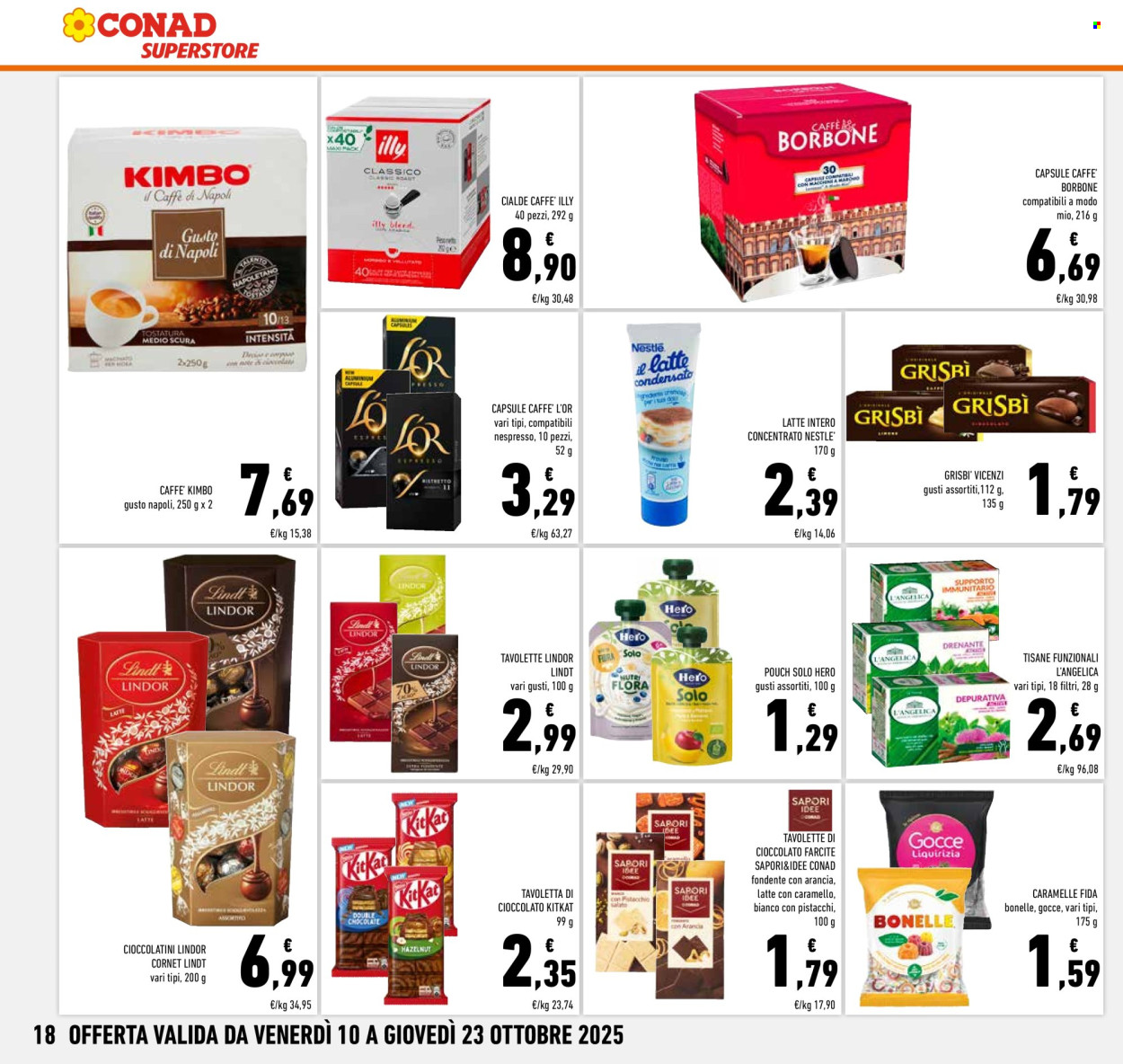 Volantino Conad Superstore - 10/10/2025 - 23/10/2025. Pagina 18