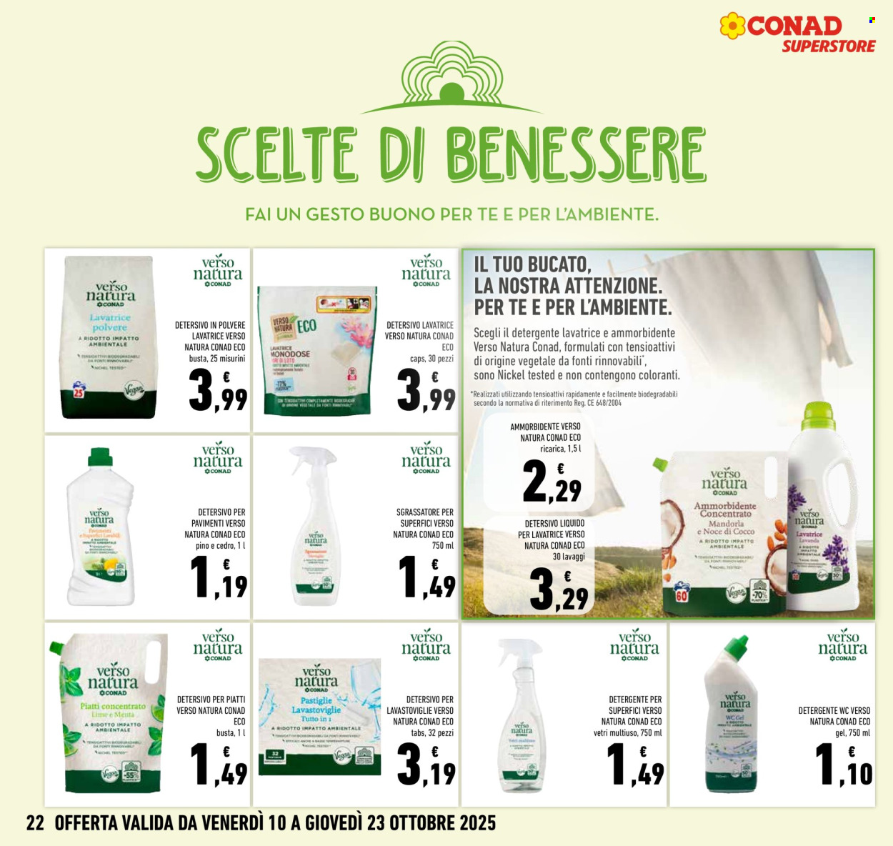 Volantino Conad Superstore - 10/10/2025 - 23/10/2025. Pagina 22