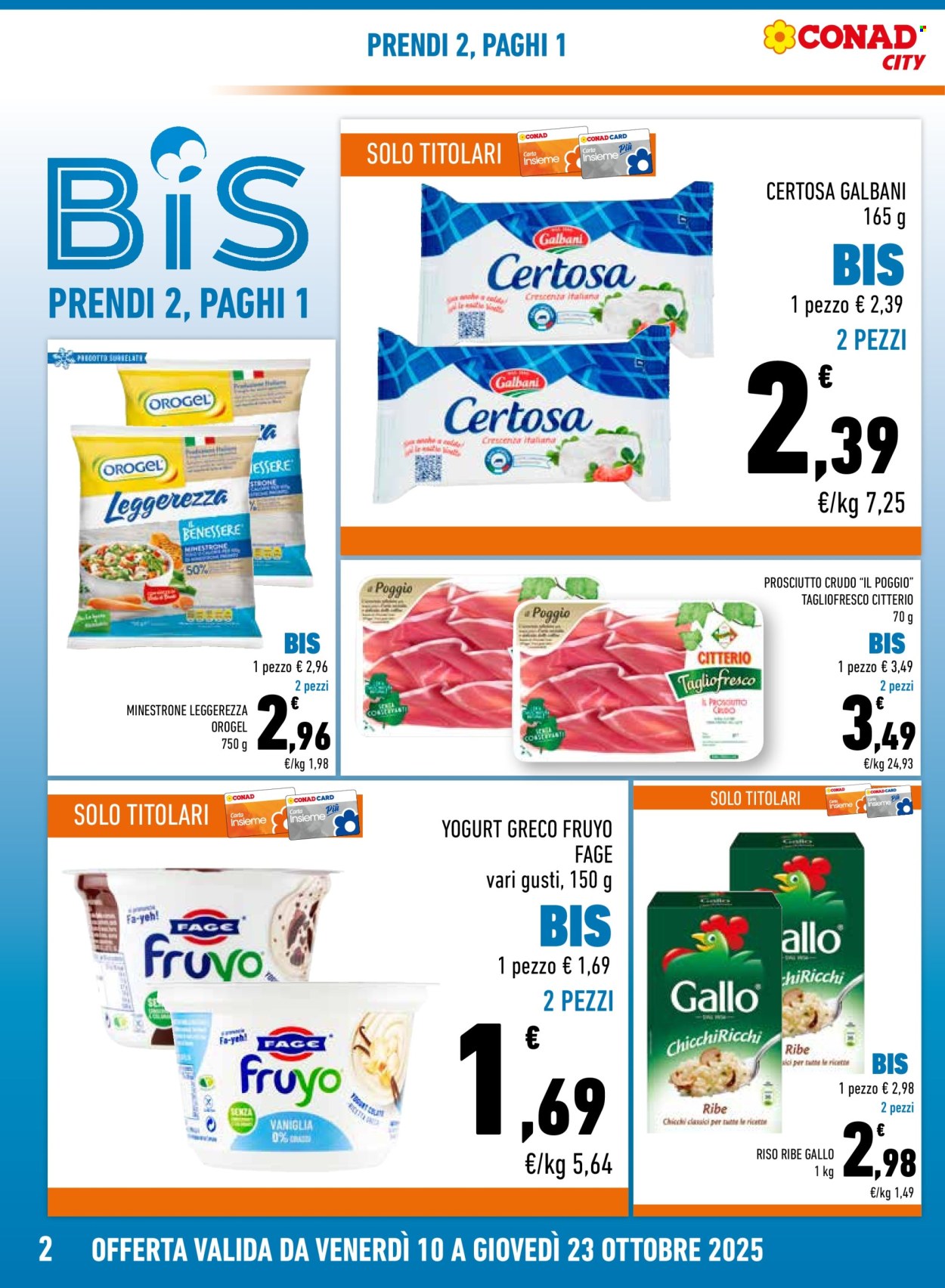 Volantino Conad - 10/10/2025 - 23/10/2025. Pagina 2
