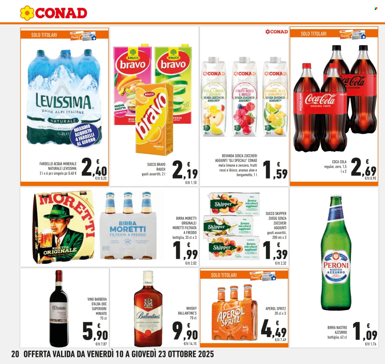 Volantino Conad - 10/10/2025 - 23/10/2025. Pagina 20