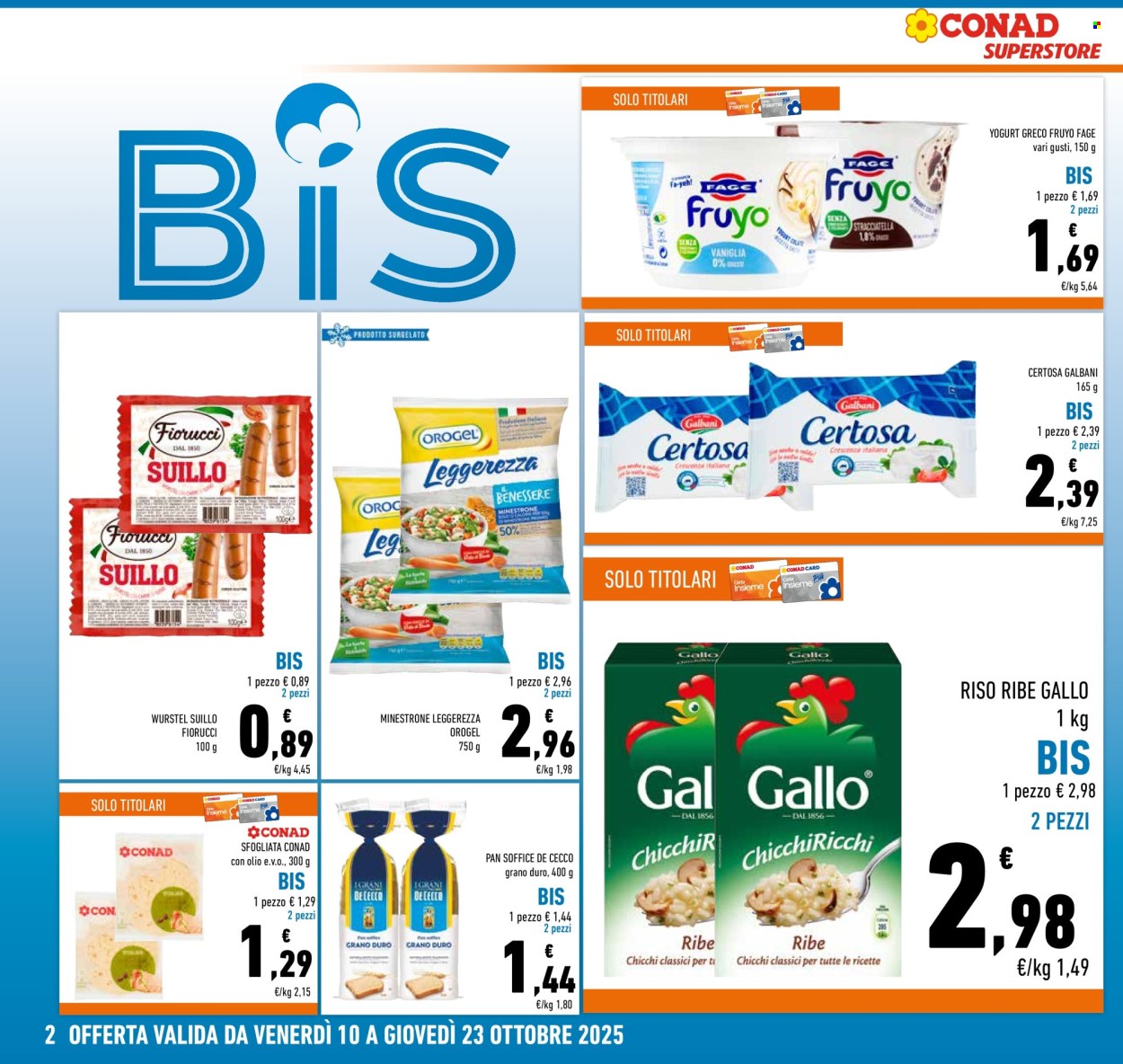 Volantino Conad Superstore - 10/10/2025 - 23/10/2025. Pagina 2