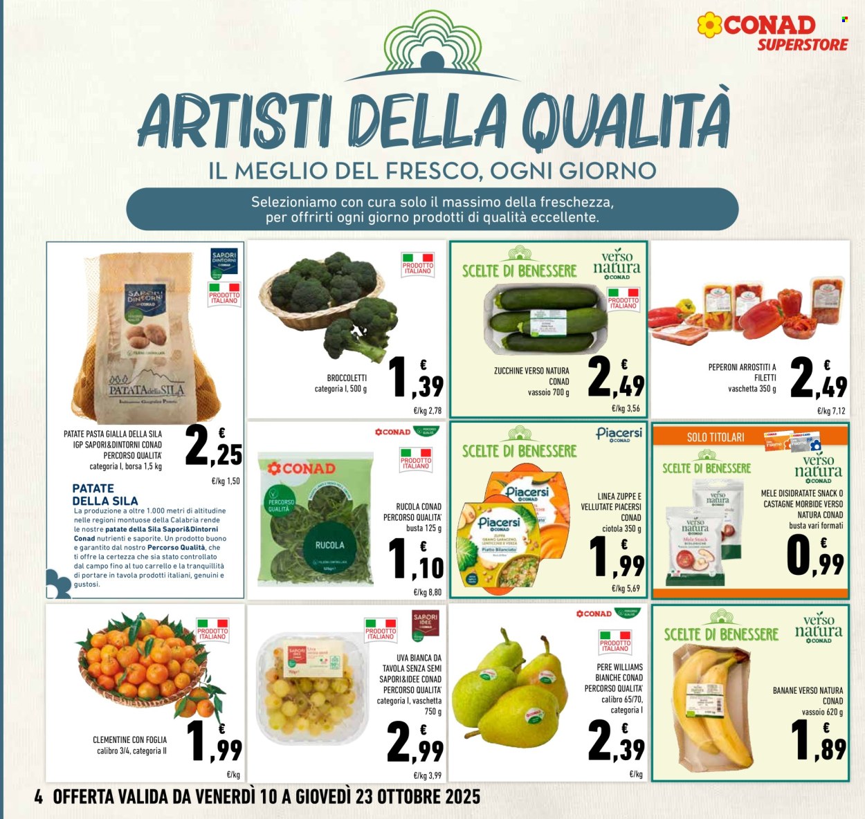 Volantino Conad Superstore - 10/10/2025 - 23/10/2025. Pagina 4