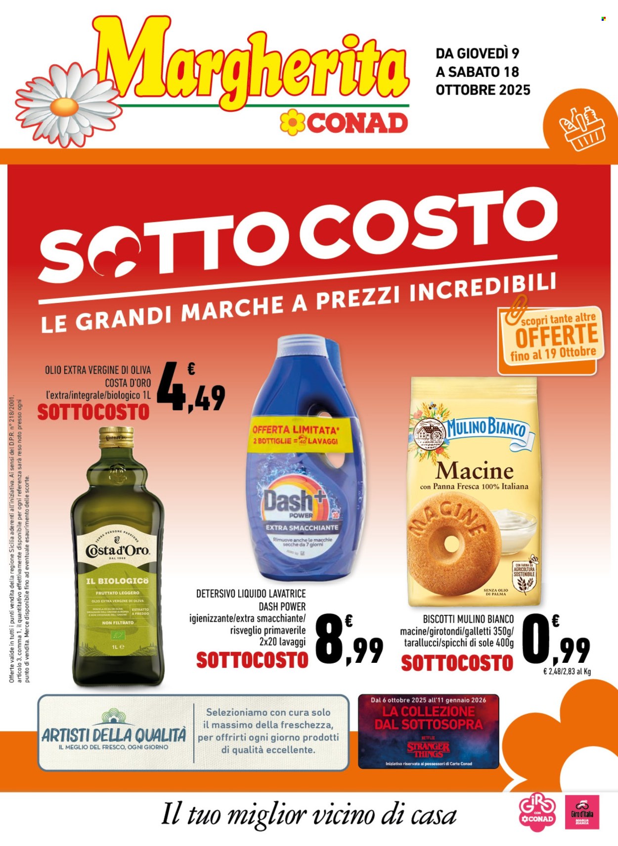 Volantino Margherita Conad - 9/10/2025 - 18/10/2025. Pagina 1